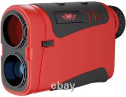 Harry Taylor Golf Ht-1000 Laser Rangefinder Avec Piste 1000 Yard Rouge/noir