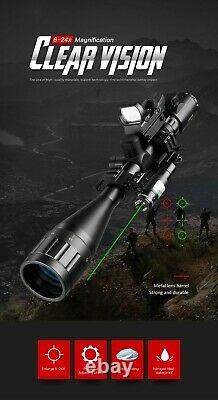 Hunting Rangefinder Reticle Rifle Scope 6-24x50 Aoeg Avec Holographic 4 Reticle