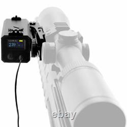 LE032 Télémètre de chasse Outil de chasse en plein air, télescope à champ de visée avec laser de visée