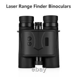 Laser 10x42 1500m Distance Rangefinder Jumelles Support Flag Lock For Hunting