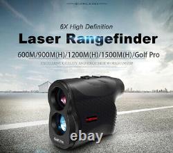 Laser Rangefinder Distance Meter 600 900 1200 1500m Golf Sport, Chasse, Sondage