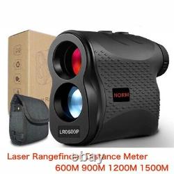 Laser Rangefinder Distance Meter 600 900 1200 1500m Golf Sport, Chasse, Sondage