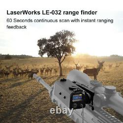 Le-032 Mini Laser Rangefinder Rifle Portée Mate Jour Et Nuit Chasse Bow-700 Yard