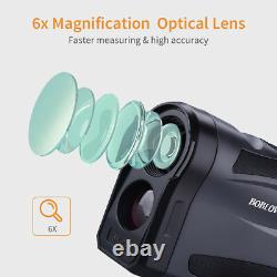 Lf1000s Hunting Golf Laser Rangefinder 6x22 Optical 6-1000m Télescope Monoculaire