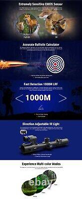 Lunette de vision nocturne pour fusil de chasse avec télémètre laser PARD DS35-70LRF 850nm