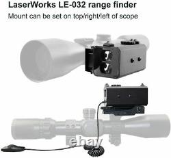Mini Laser Rangefinder Hunting Scope Tactical Rifle Scope Fog Mode Oled Display