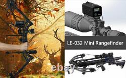 Mini Laser Rangefinder Hunting Scope Tactical Rifle Scope Fog Mode Oled Display
