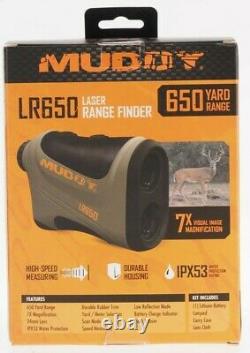 New Muddy Laser Range Finder 650yd Mud-lr650 Comprend La Batterie Au Lithium