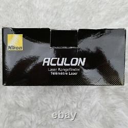 Nikon Aculon Al11 Laser Rangefinder Black Dark Green Hunting Golf Champ D'application Nouveau