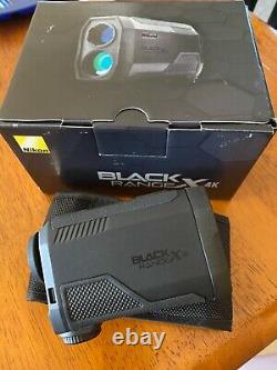 Nikon Black Rangex 4k Laser Rangefinding Monoculaire, 4000 Yds Pn16557 Nouveaut En Box