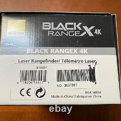 Nikon Black Rangex 4k Laser Rangefinding Monoculaire, 4000 Yds Pn16557 Nouveaut En Box