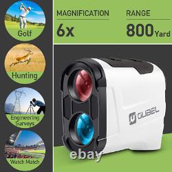 Oubel Golf Rangefinder, Nouvelle Gamme Laser Haute Précision 800 Yard, Blanc