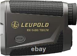 Rangeur Leupold Rx-1400i Tbr Avec Laser Dna 3 Réticules Cas Blindé Fogproof