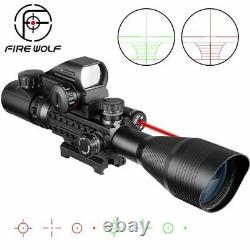 Reticle Sight Rifle Holographic Scope Illuminated Rangefinder Hunting Riflescope