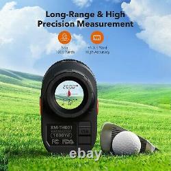 Rexmeo 1000 Yards Laser Range Finder For Hunting Golf Bow Archery 6x Waterproof