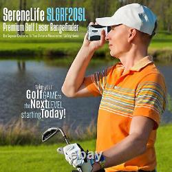 Serenelife Laser Range Yardage Finder Digital 6x Golf Hunting Distance Meter