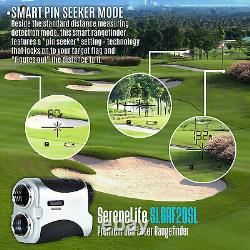 Serenelife Laser Range Yardage Finder Digital 6x Golf Hunting Distance Meter