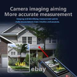 Télémètre à laser numérique avec caméra pour mesurer la distance