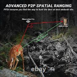 Télémètre de chasse, télémètre laser MiLESEEY pour la chasse 1100 yards, chasse