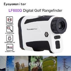 Télémètre de golf BOBLOV Slope, 650 verges 6X Laser Range Finder, Chargement USB