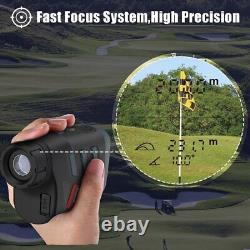 Télémètre laser Eyeball 600m pour golf et chasse avec accessoire de visée et télescope