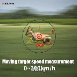 Télémètre laser à jumelles numérique de 2000m pour le golf et la chasse