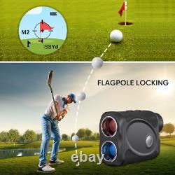 Télémètre laser de chasse au golf 800 verges de haute précision avec verrouillage de drapeau