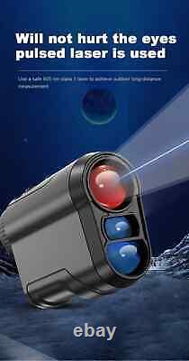 Télémètre laser de golf 600M avec batterie rechargeable, pente, verrouillage du drapeau et vibration