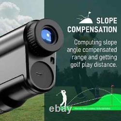 Télémètre laser de golf 600M rechargeable avec pente et verrouillage de drapeau vibration.