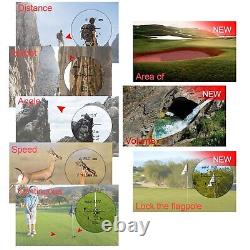 Télémètre laser de golf 600-1500M Batterie rechargeable pour le golf, la chasse, l'arpentage