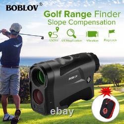Télémètre laser de golf BOBLOV LF600AG 600M avec pente Flag Locking + Sac de golf