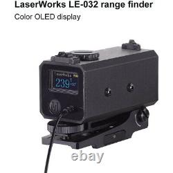 Télémètre laser monoculaire 700M pour fusil de chasse avec viseur de portée et vitesse de chasse