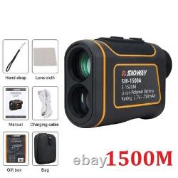 Télémètre laser multifonction de golf mini portable pour la distance, la vitesse, l'angle et la hauteur
