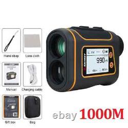 Télémètre laser portable 1000M pour golf et chasse