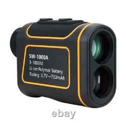 Télémètre laser portable 1000M pour golf et chasse