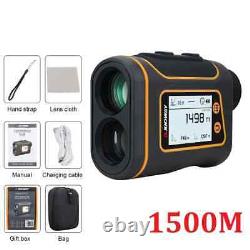 Télémètre laser portable pour la chasse en extérieur et le golf, outils de mesure de distance 600m/1500m