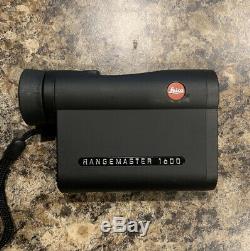 Travaux Utilisés Grand Leica Rangemaster 1600 Laser Finder Belle Forme Avec Le Cas