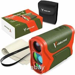 Visiocrest? Laser Range Finder Pour Golf, Chasse Et Tir À L'arc Rangefinder Orange