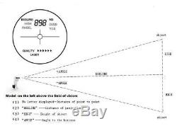 Visionking 6x25 Laser Range Finder Angle Hauteur 800 M / 900 Chasse Jardin