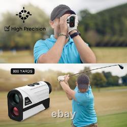 Wosports Golf Rangefinder, 800 Yards De Recherche De Distance Laser Avec Pente, Blanc
